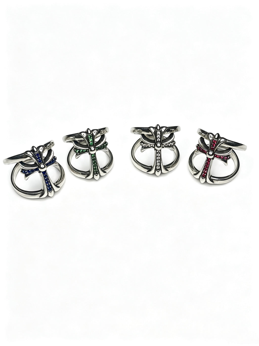 Chrome Hearts Raised Cross Open Band Ring - album image 10