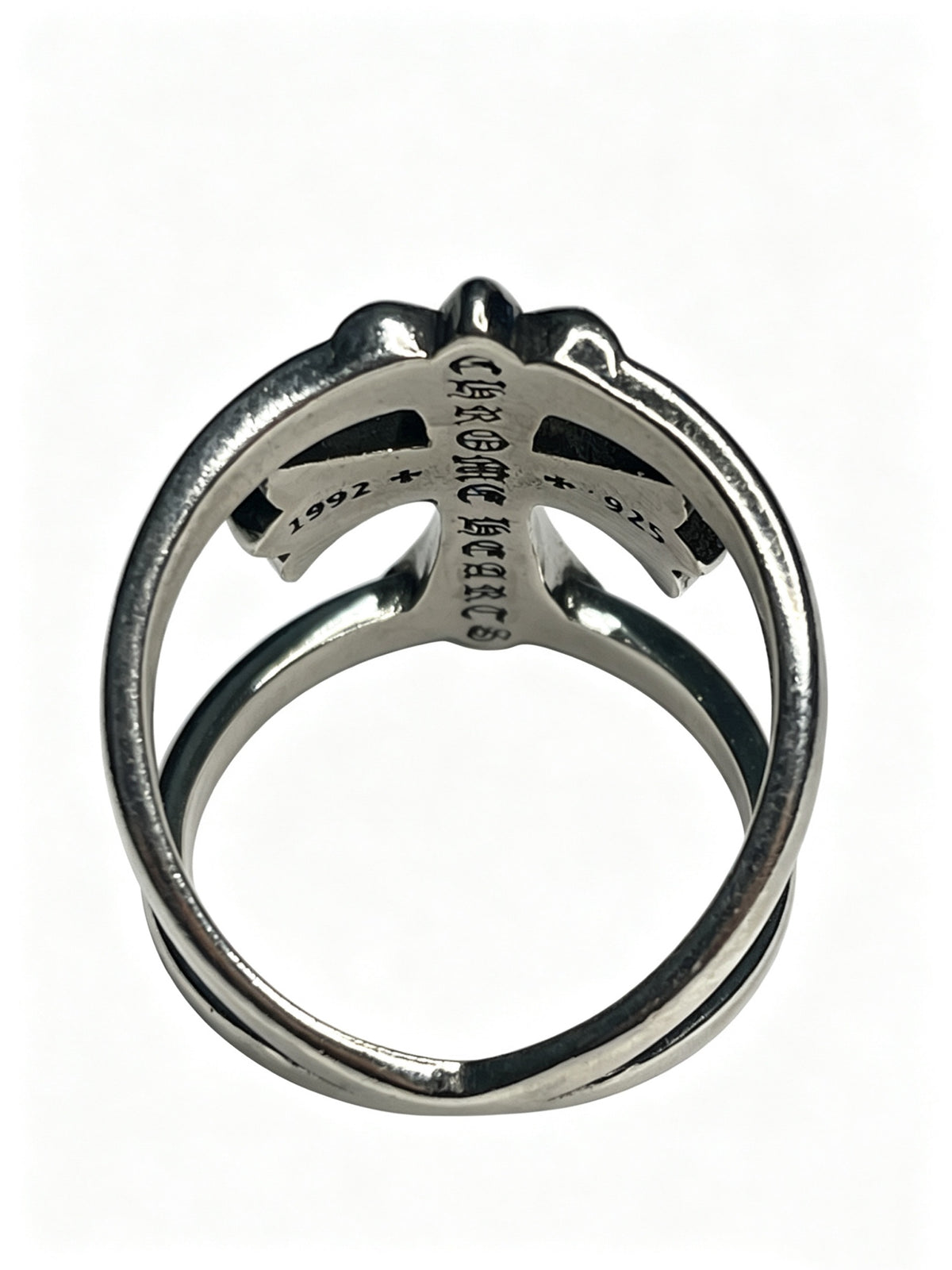 Chrome Hearts Raised Cross Open Band Ring - album image 4