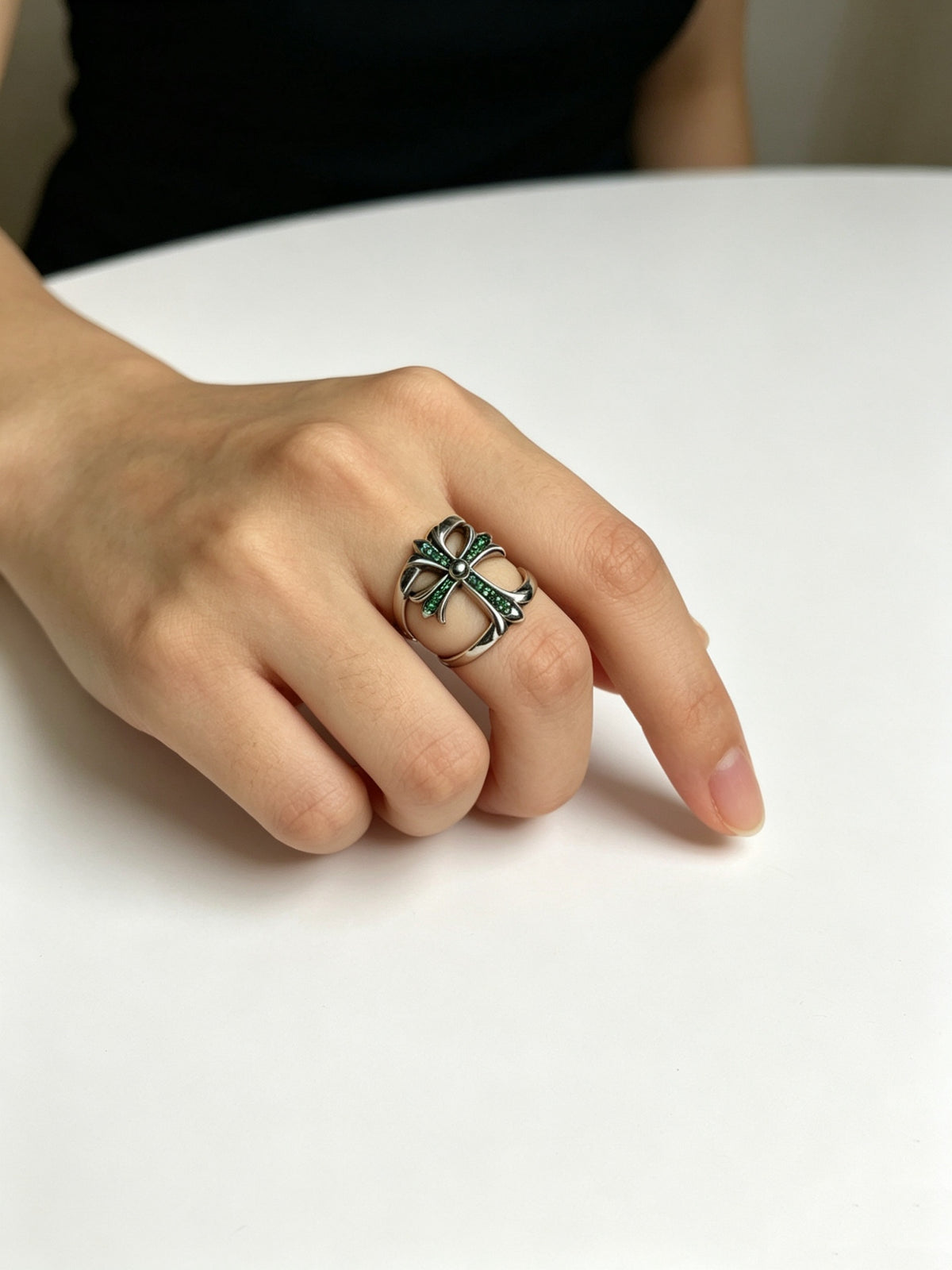 Chrome Hearts Cross Ring - album image 9