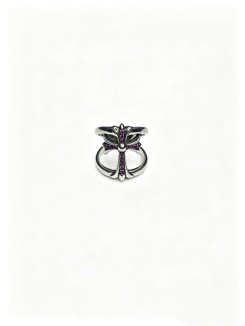Chrome Hearts Sculpted Cross Ring Assortment - album image 5
