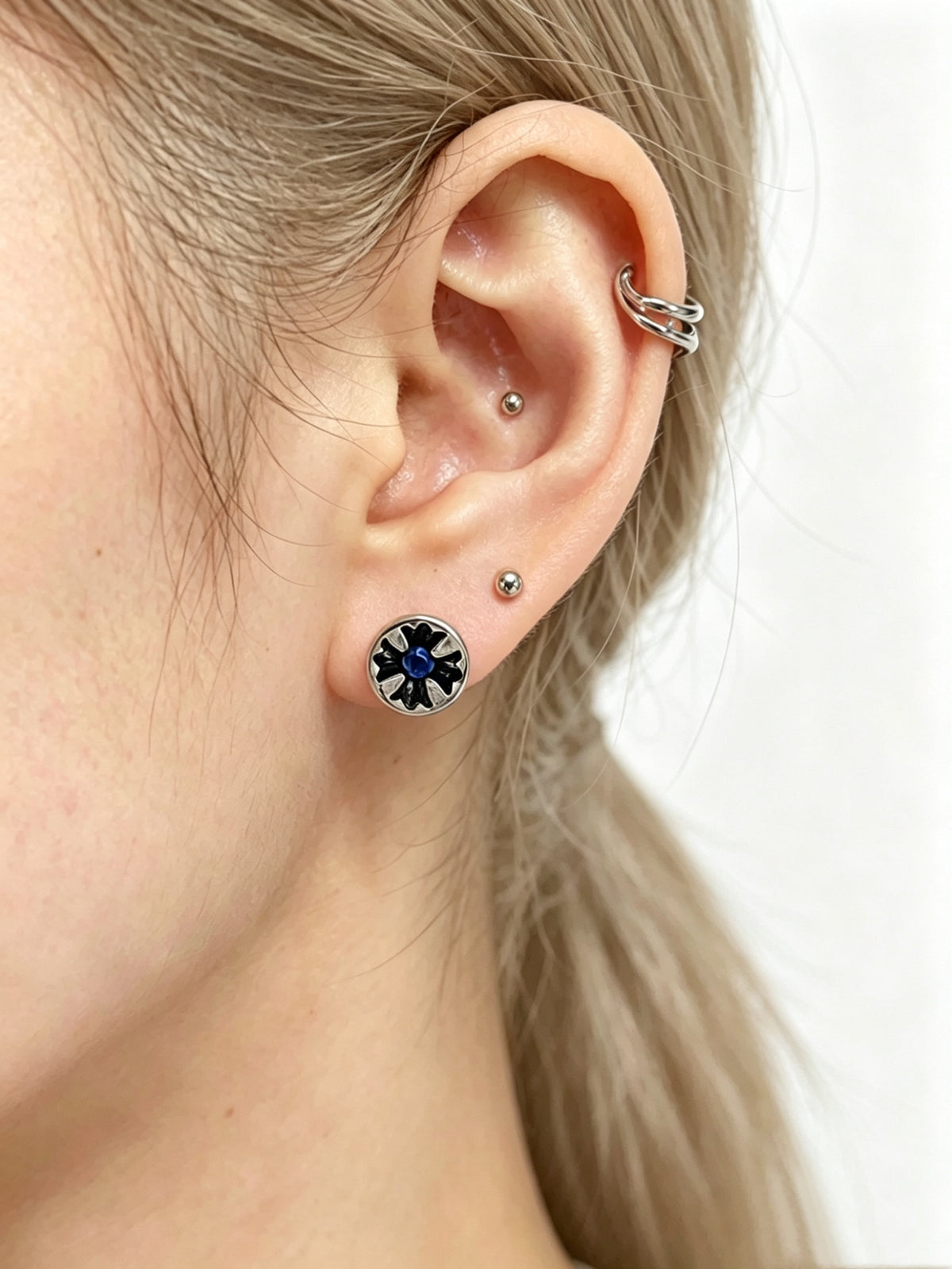 Chrome Hearts Cross Earrings - album image 9