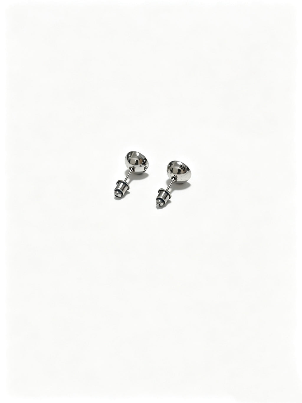 Chrome Hearts Green Accent Cross Stud Earrings - album image 3