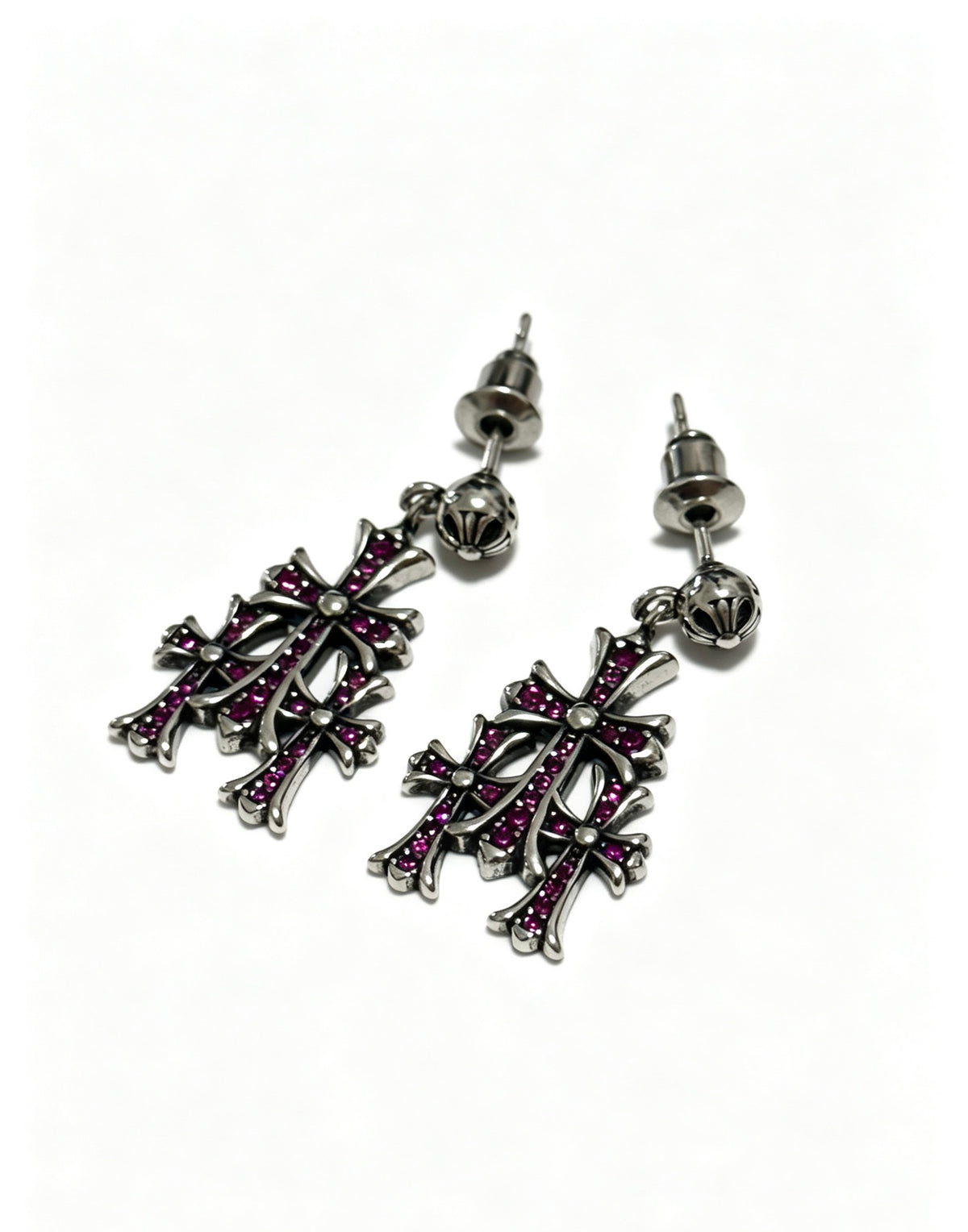 Chrome Hearts Cross Earrings - album image 1