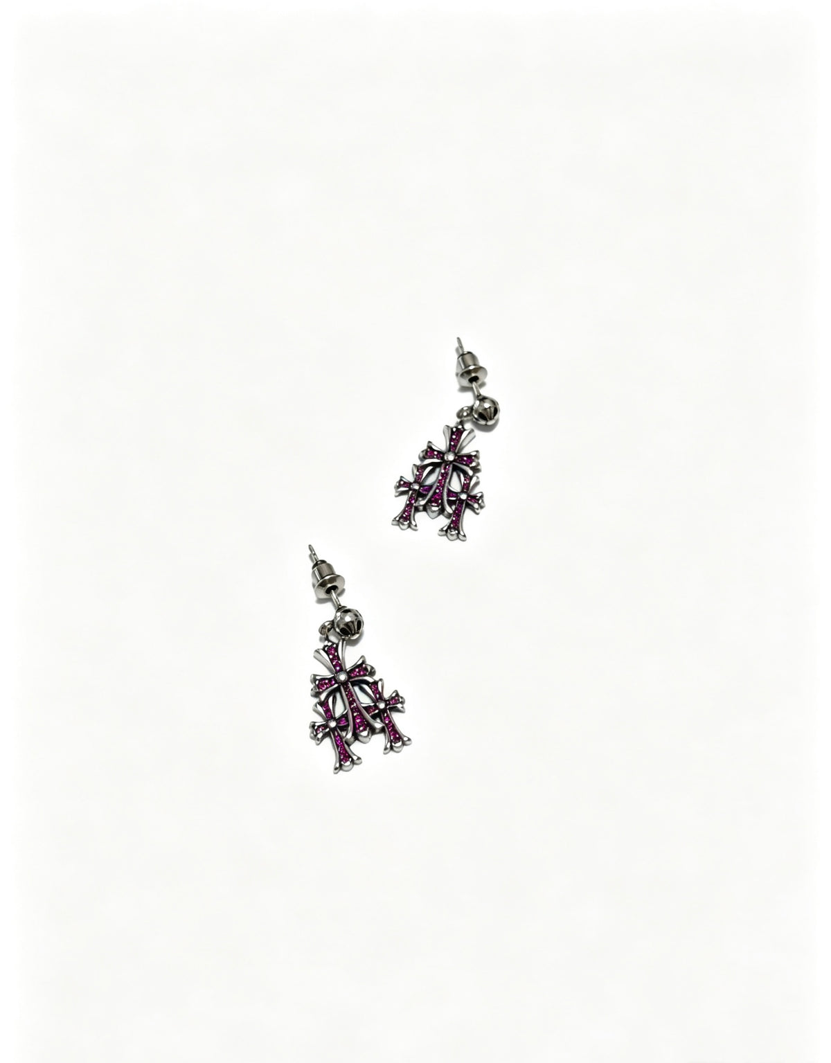 Chrome Hearts Cross Earrings - album image 4