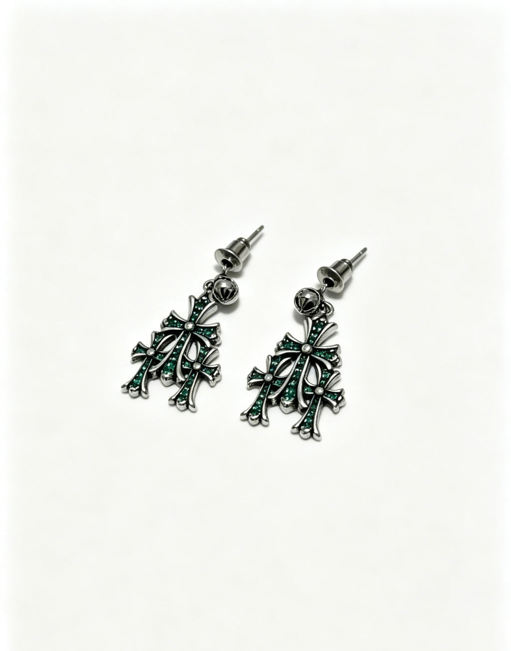 Chrome Hearts Cross Earrings - album image 1