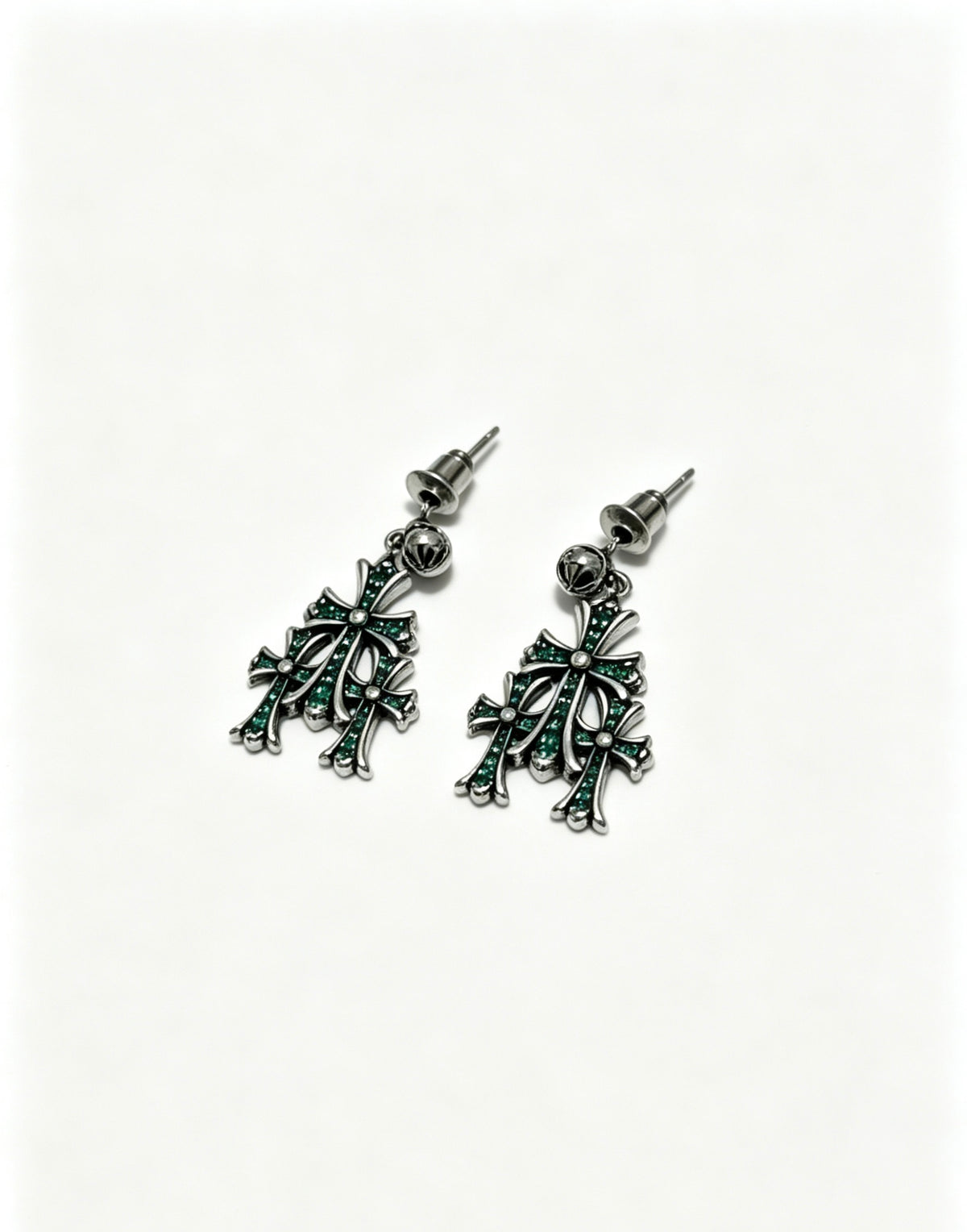 Chrome Hearts Cross Earrings - album image 1