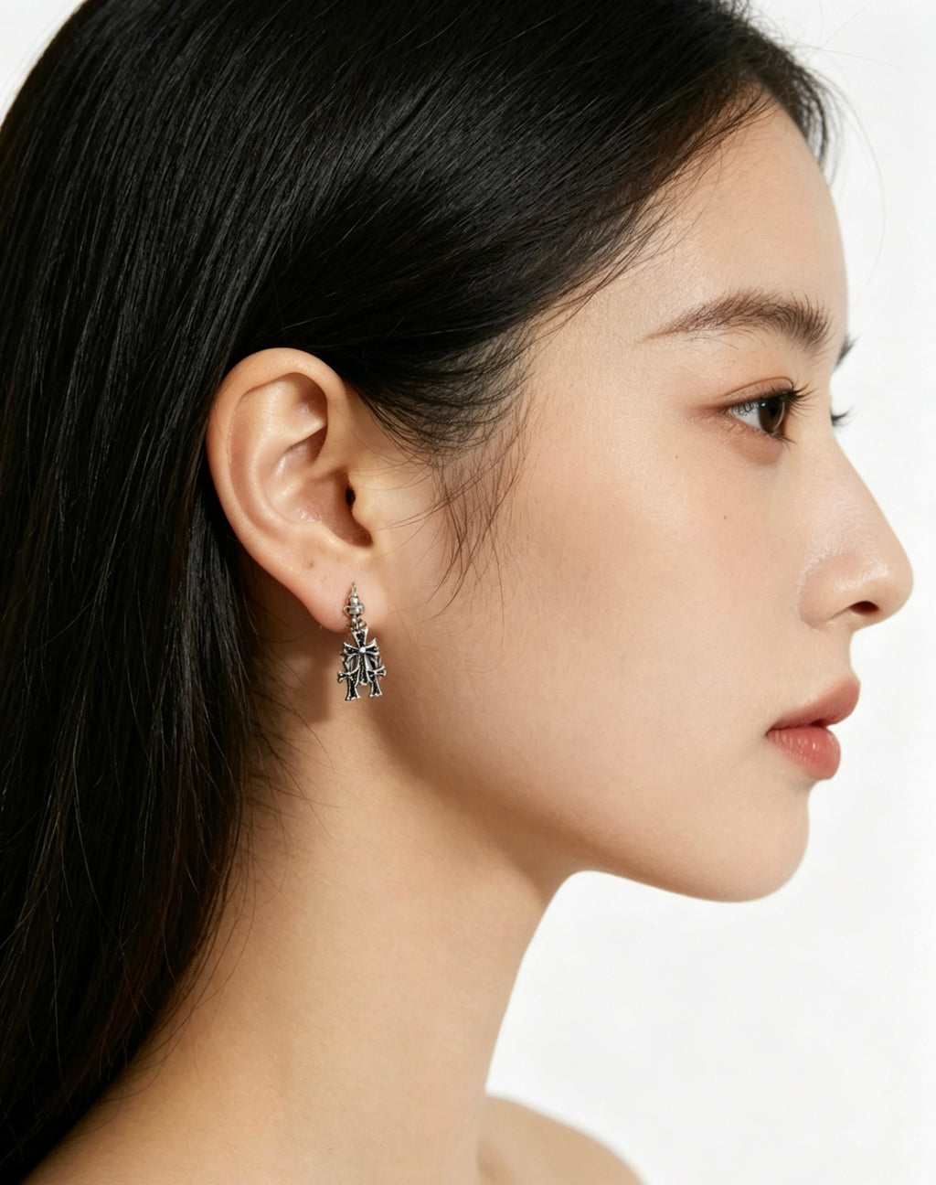 Chrome Hearts Cross Earrings - album image 8