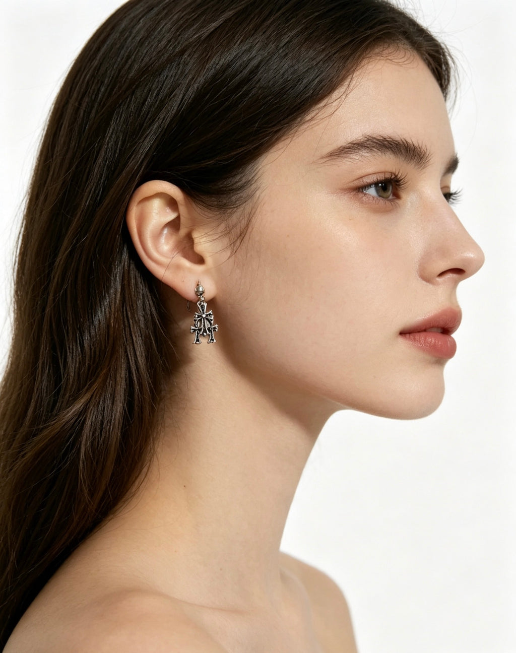 Chrome Hearts Compact Multi-Cross Earrings - album image 7