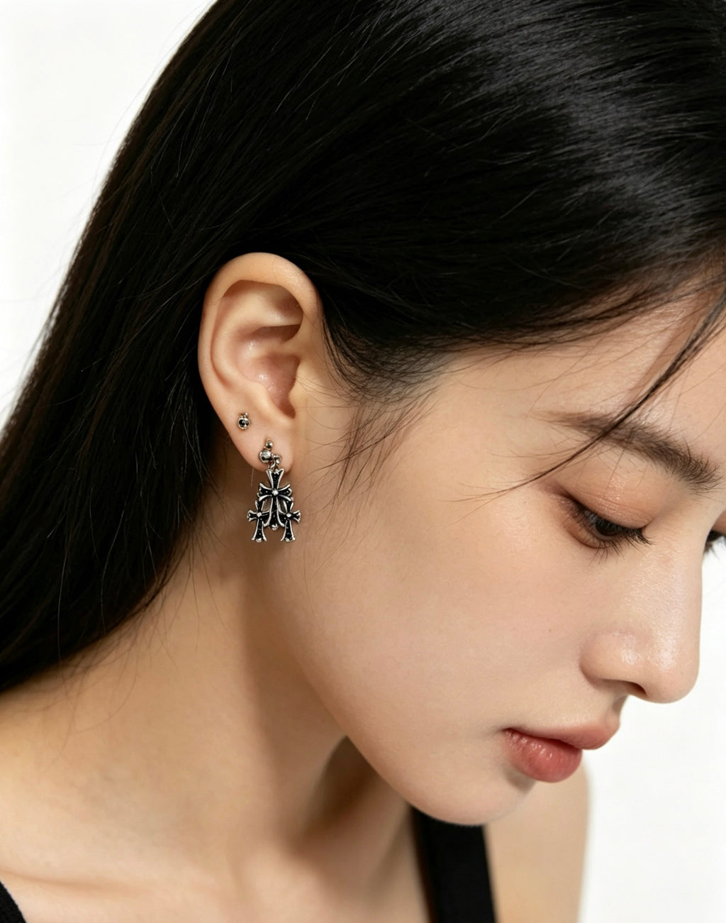 Chrome Hearts Cross Earrings - album image 9