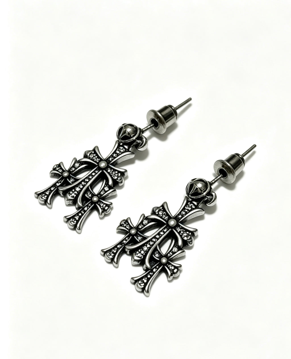 Chrome Hearts Cross Earrings - album image 3