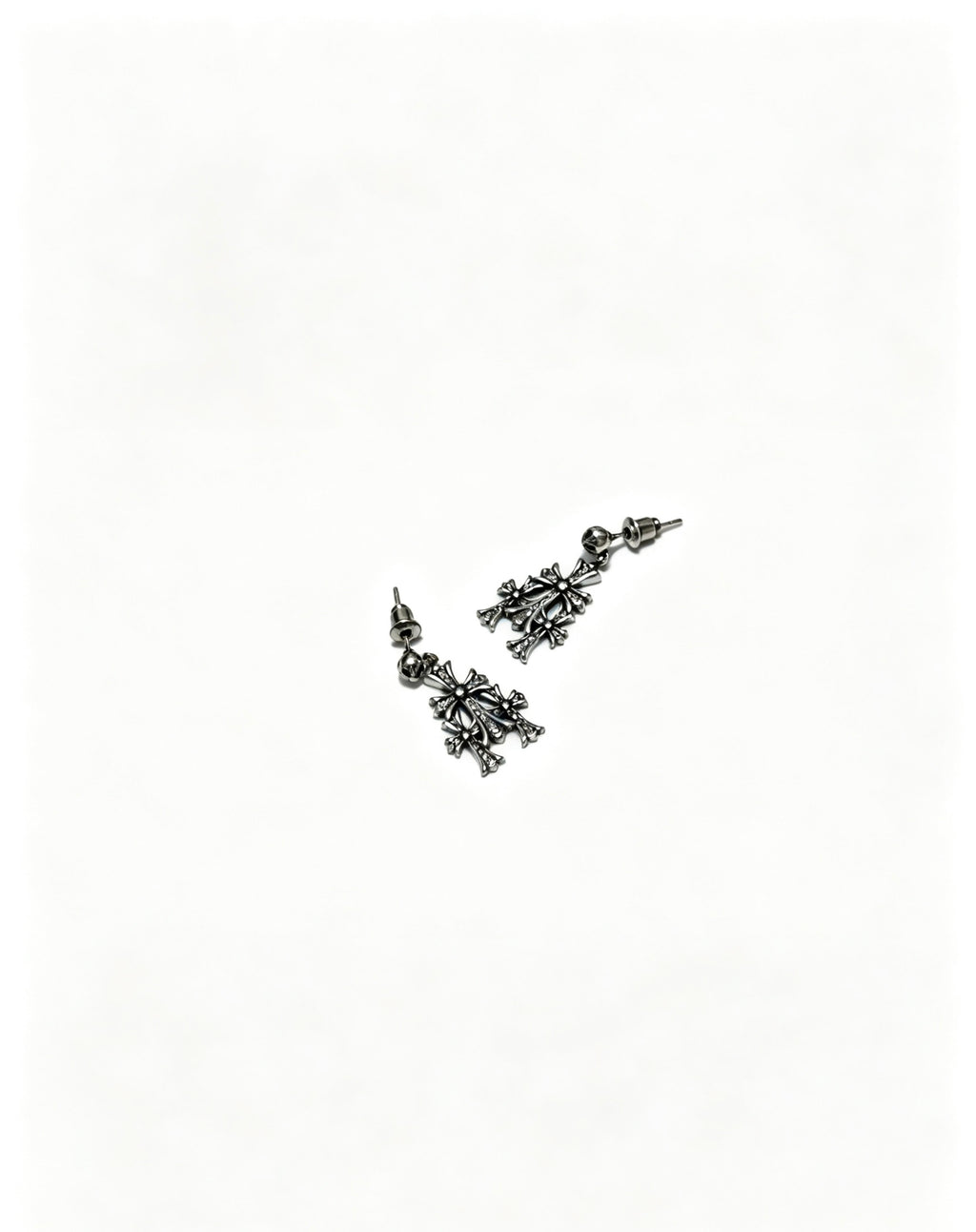 Chrome Hearts Curved Leaf Cluster Earrings - album image 6