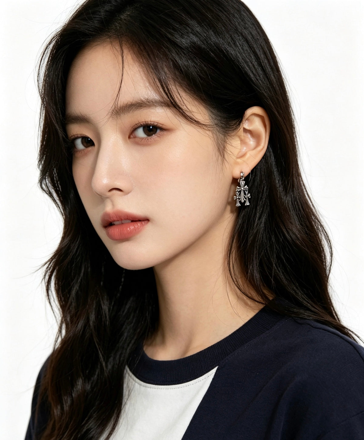 Chrome Hearts Curved Leaf Cluster Earrings - album image 8