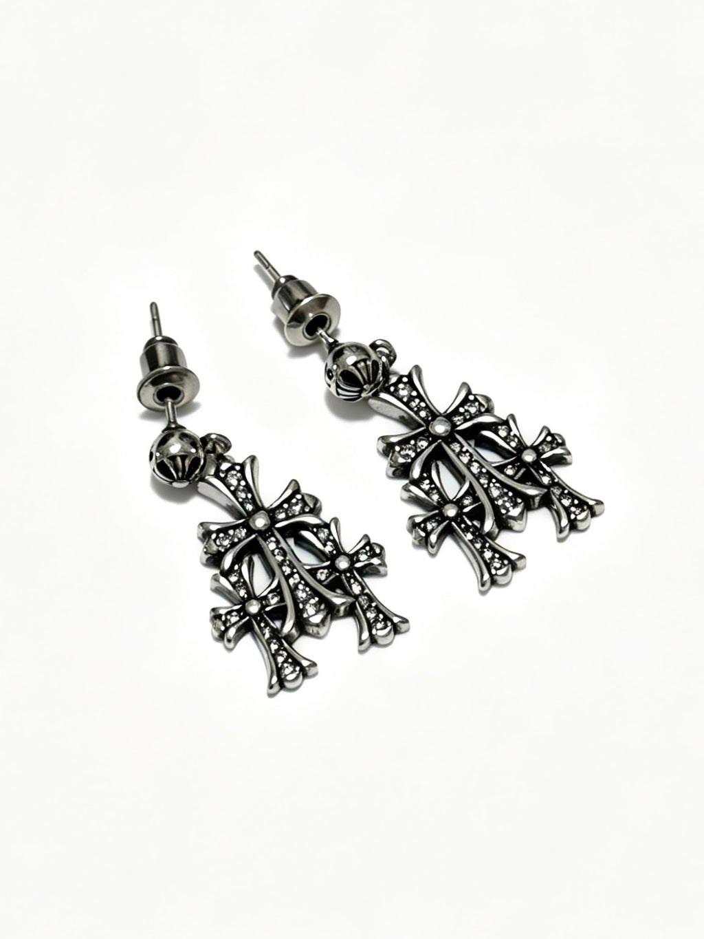 Chrome Hearts Cross Earrings - album image 5