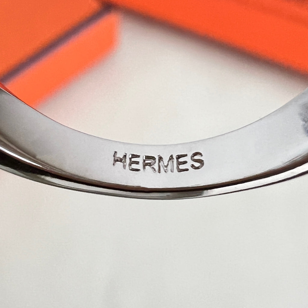 Hermès Silver-Tone Anchor-Link Ring - album image 9