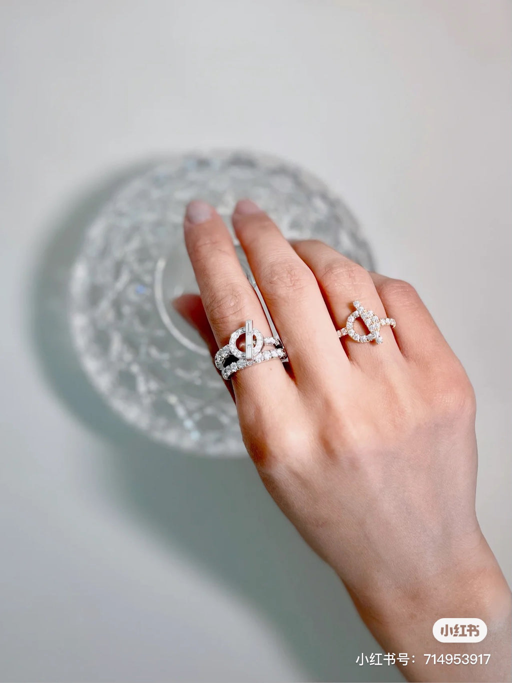 Hermès Silver-Tone Anchor-Link Ring - album image 3