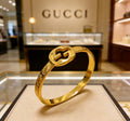 Gucci Anger Forest Interlocking G Antiqued Bangle - album image 1