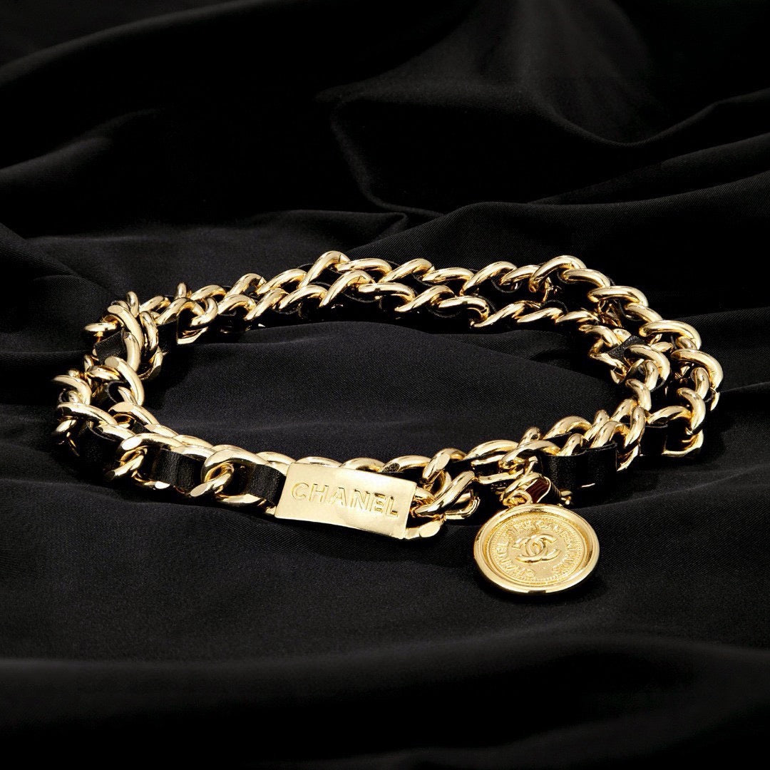 Chanel Gold-Tone CC Charm Chain Belt - album image 3