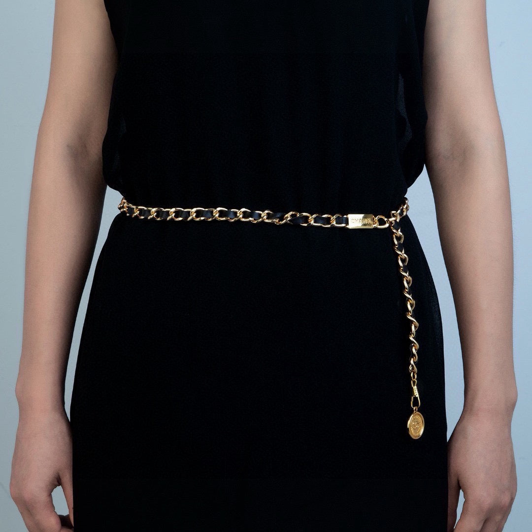 Chanel Gold-Tone CC Charm Chain Belt - album image 1