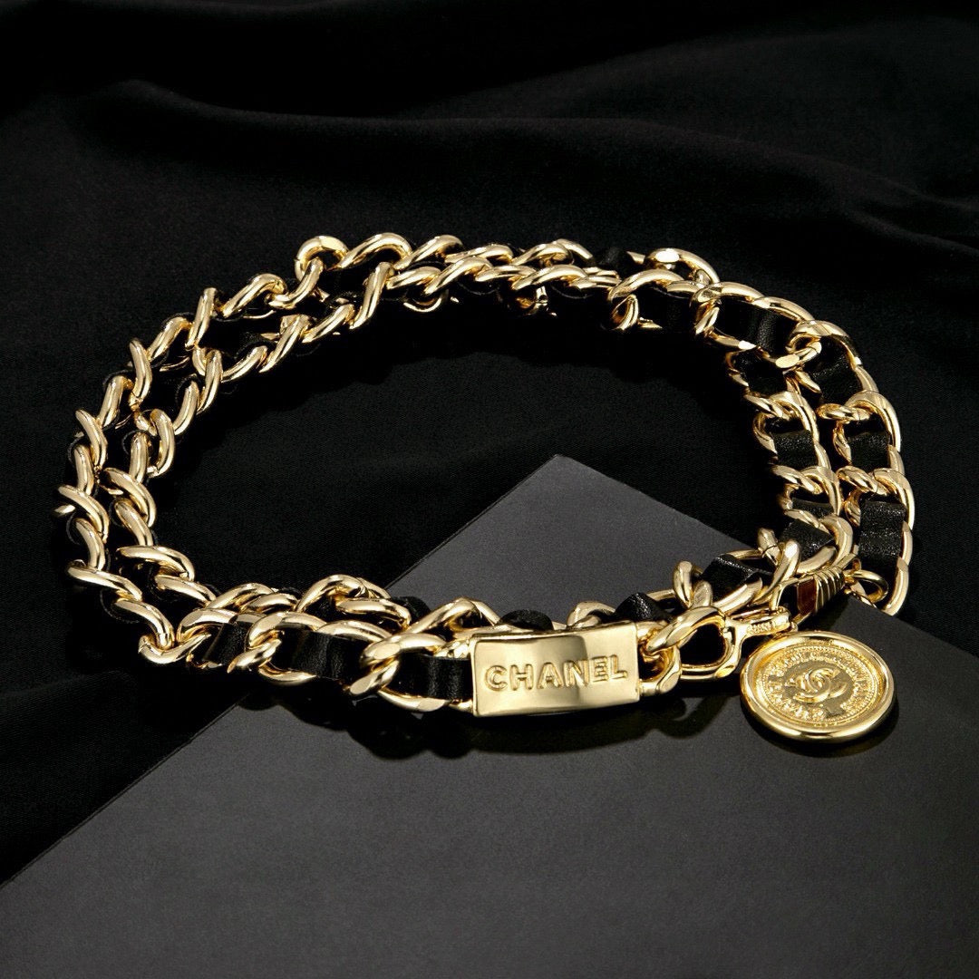 Chanel Gold-Tone CC Charm Chain Belt - album image 4