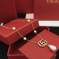 Gucci Interlocking G Pearl Necklace - album image 1