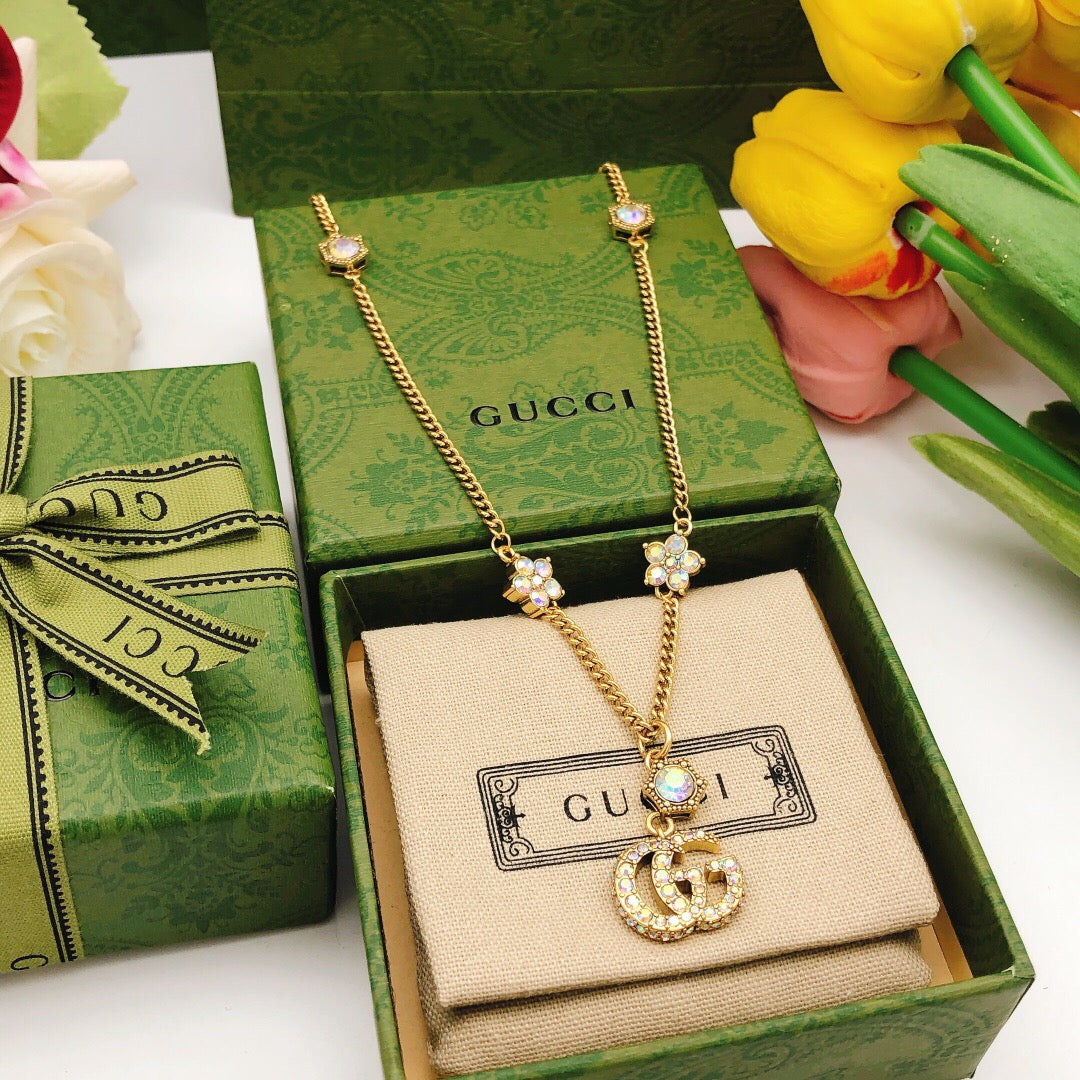Gucci Multicolor Crystal Accent Necklace - album image 7