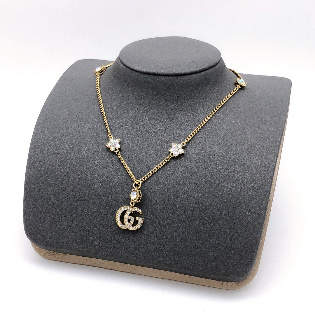 Gucci Multicolor Crystal Accent Necklace - album image 1