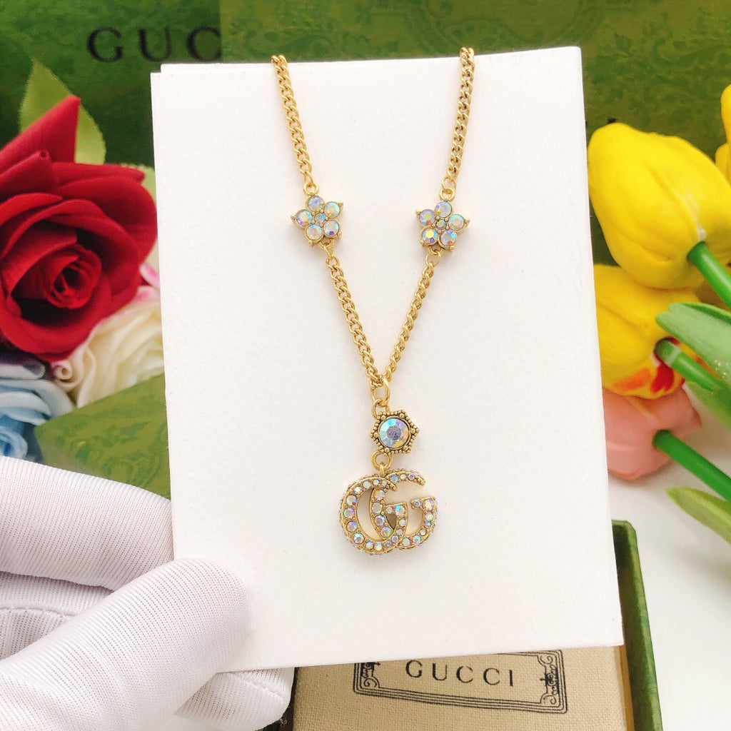 Gucci Multicolor Crystal Accent Necklace - album image 6