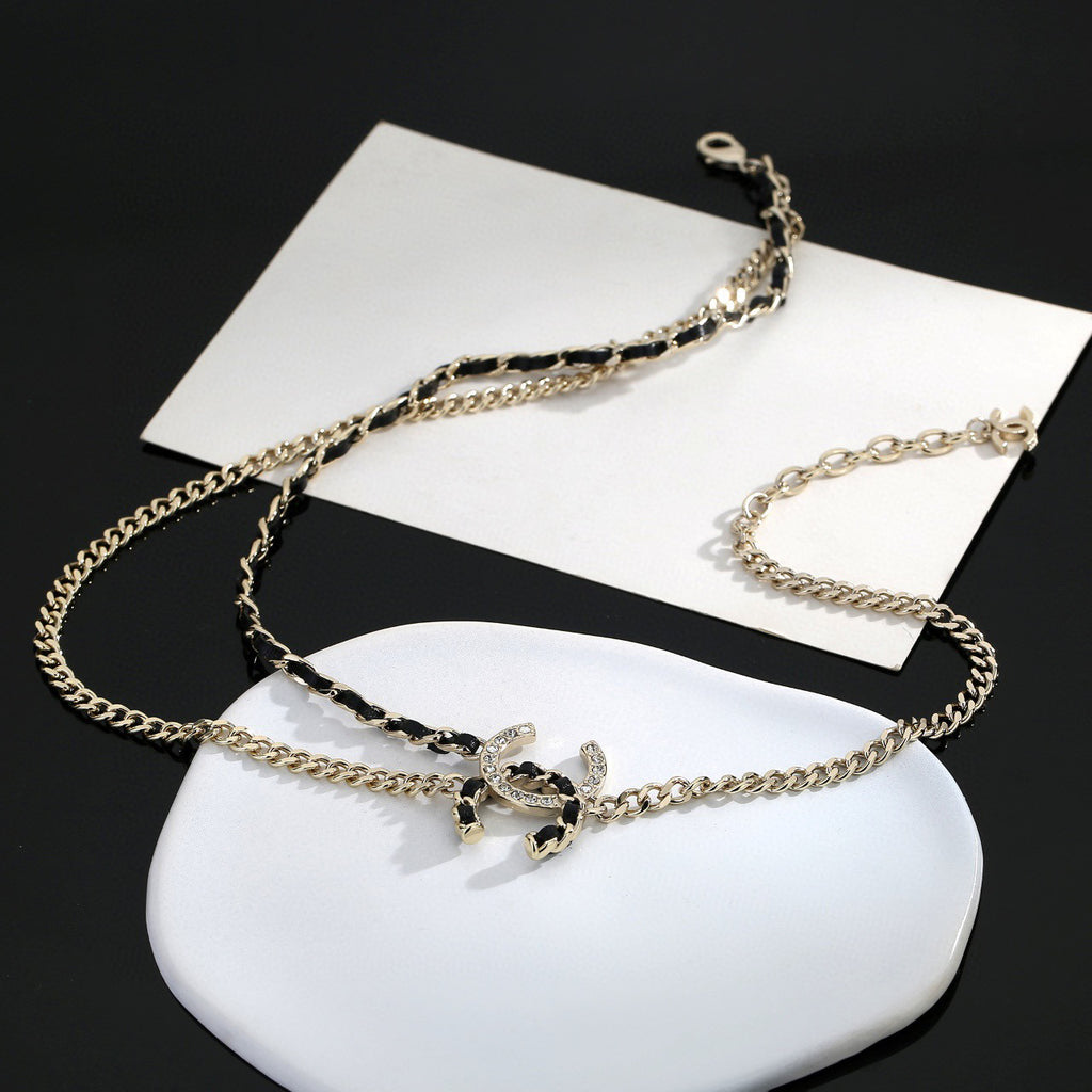 Chanel Gold-Tone CC Station Chain Necklace - album image 4