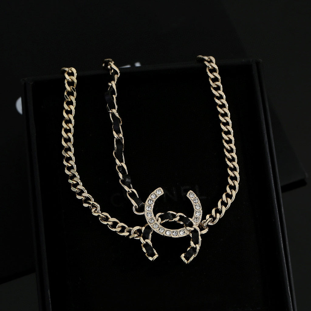 Chanel Gold-Tone CC Station Chain Necklace - album image 6