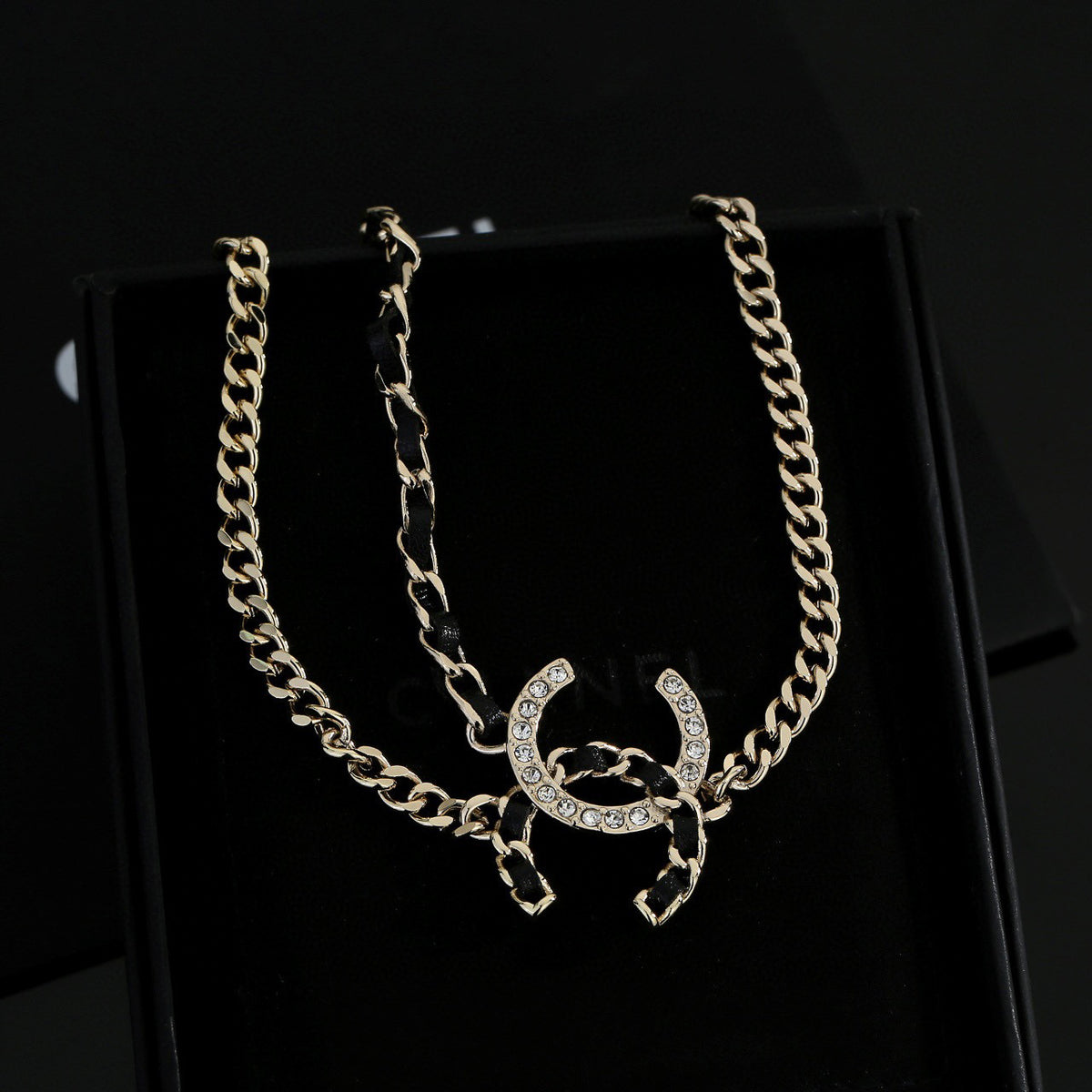 Chanel Gold-Tone CC Station Chain Necklace - album image 6