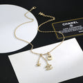 Chanel Interlocking C Perfume Bottle Letter Necklace - album image 1