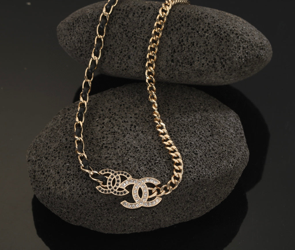 Chanel Gold-Tone Layered CC Necklace - album image 1