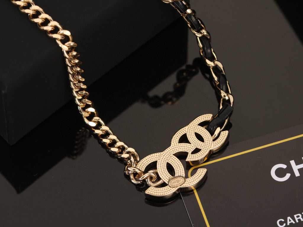 Chanel Gold-Tone Layered CC Necklace - album image 8