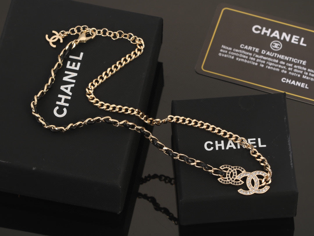 Chanel Gold-Tone Layered CC Necklace - album image 3