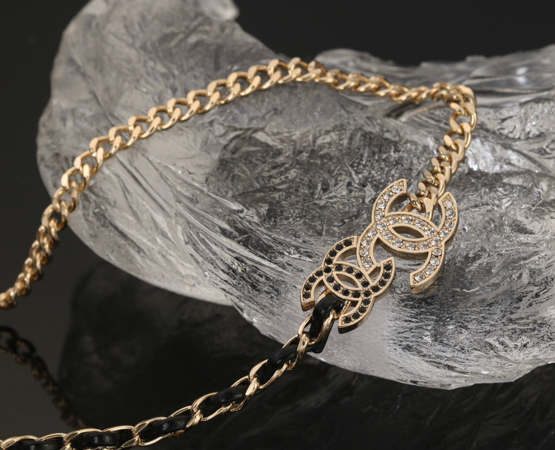 Chanel Gold-Tone Layered CC Necklace - album image 6