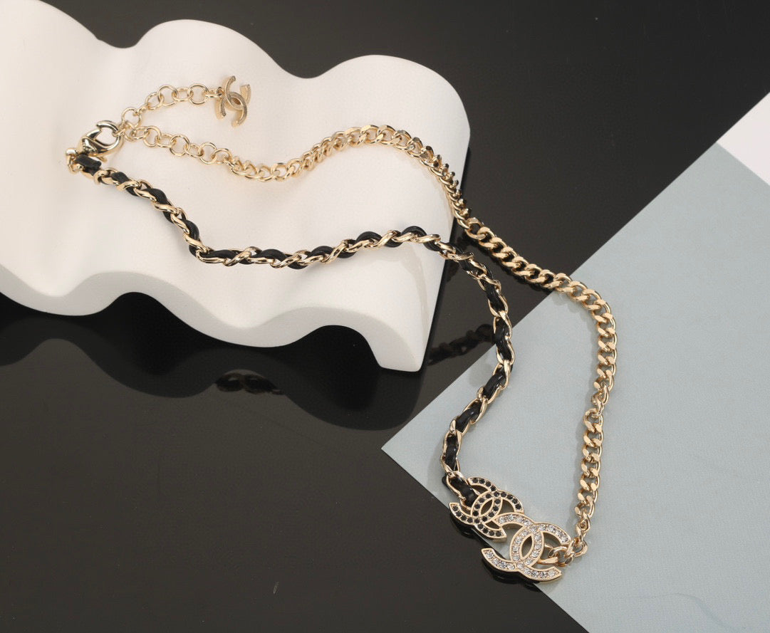 Chanel Gold-Tone Layered CC Necklace - album image 5