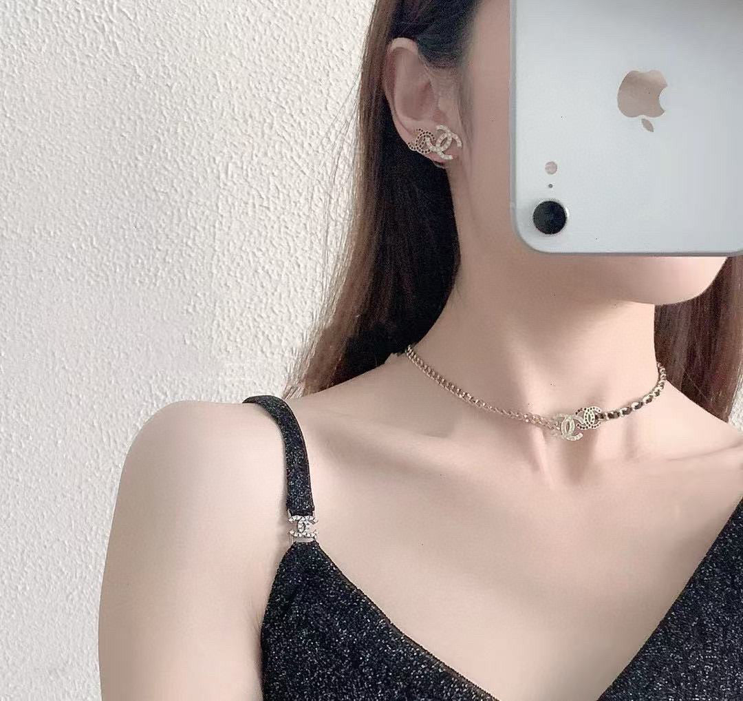 Chanel Gold-Tone Layered CC Necklace - album image 9