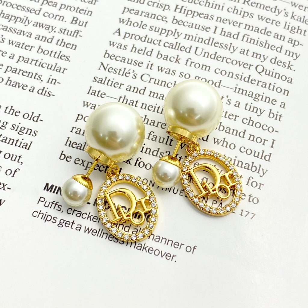 Dior Oval Charm Tribales Earrings - product image 6