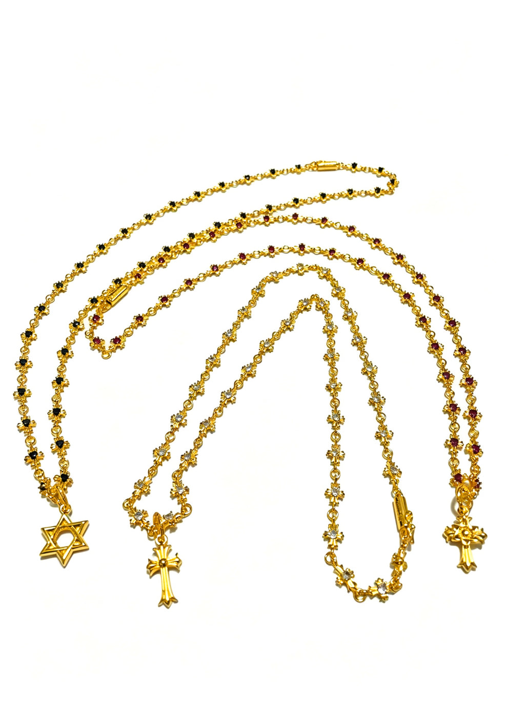 Chrome Hearts Gold-Tone Six-Point Star Necklace - album image 10