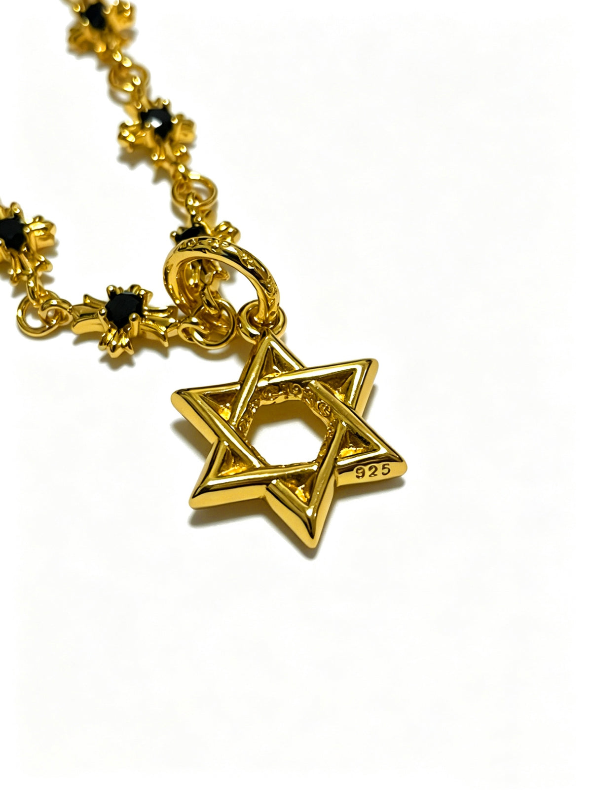 Chrome Hearts Cross Fleur-de-Lis Pendant Antiqued Necklace - album image 4
