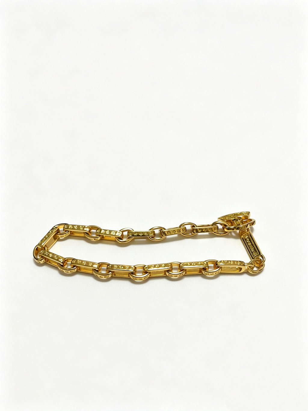 Chrome Hearts Cross Fleur-de-Lis Antiqued Polished Bracelet - album image 1