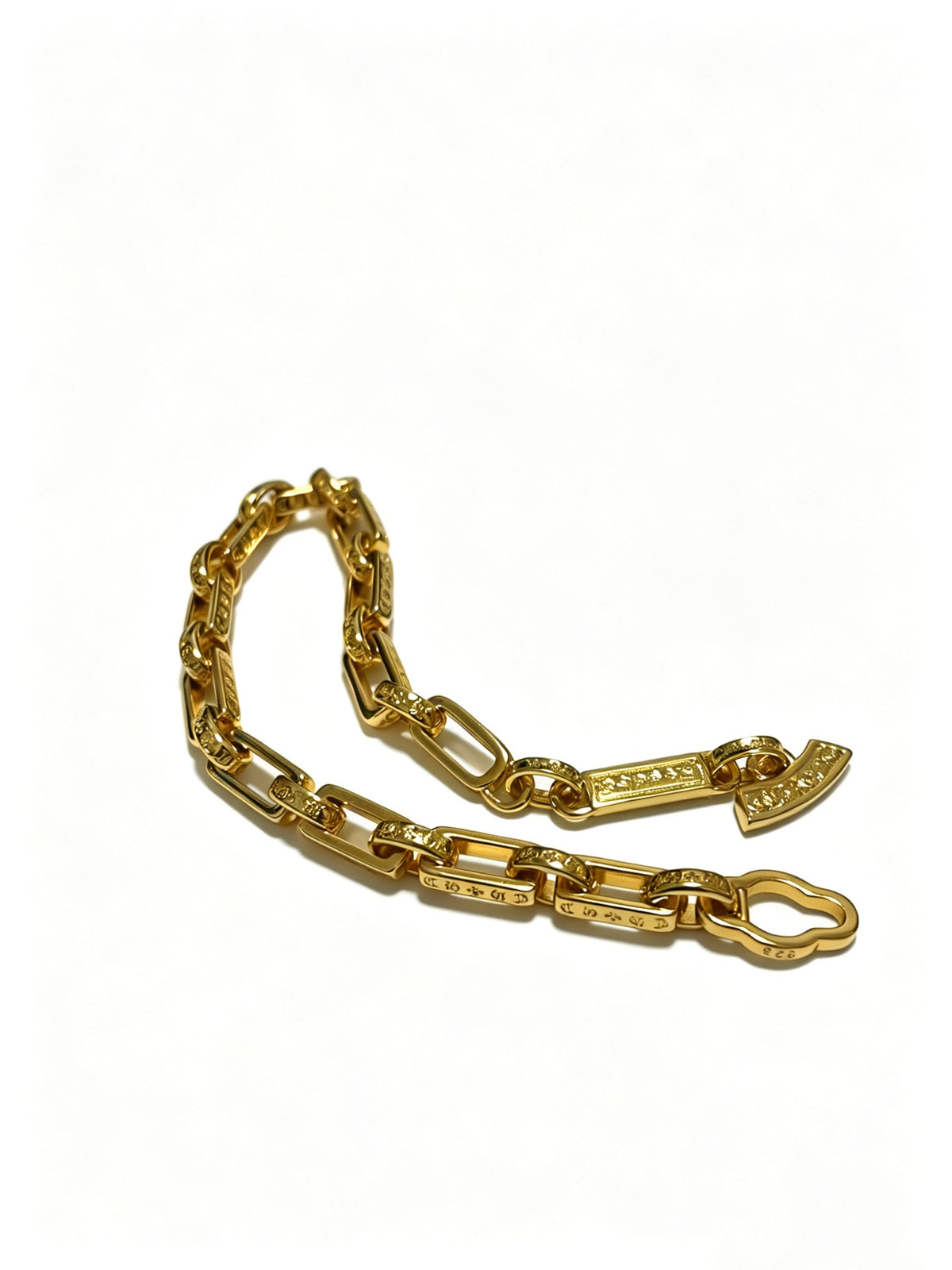 Chrome Hearts Cross Fleur-de-Lis Antiqued Polished Bracelet - album image 3