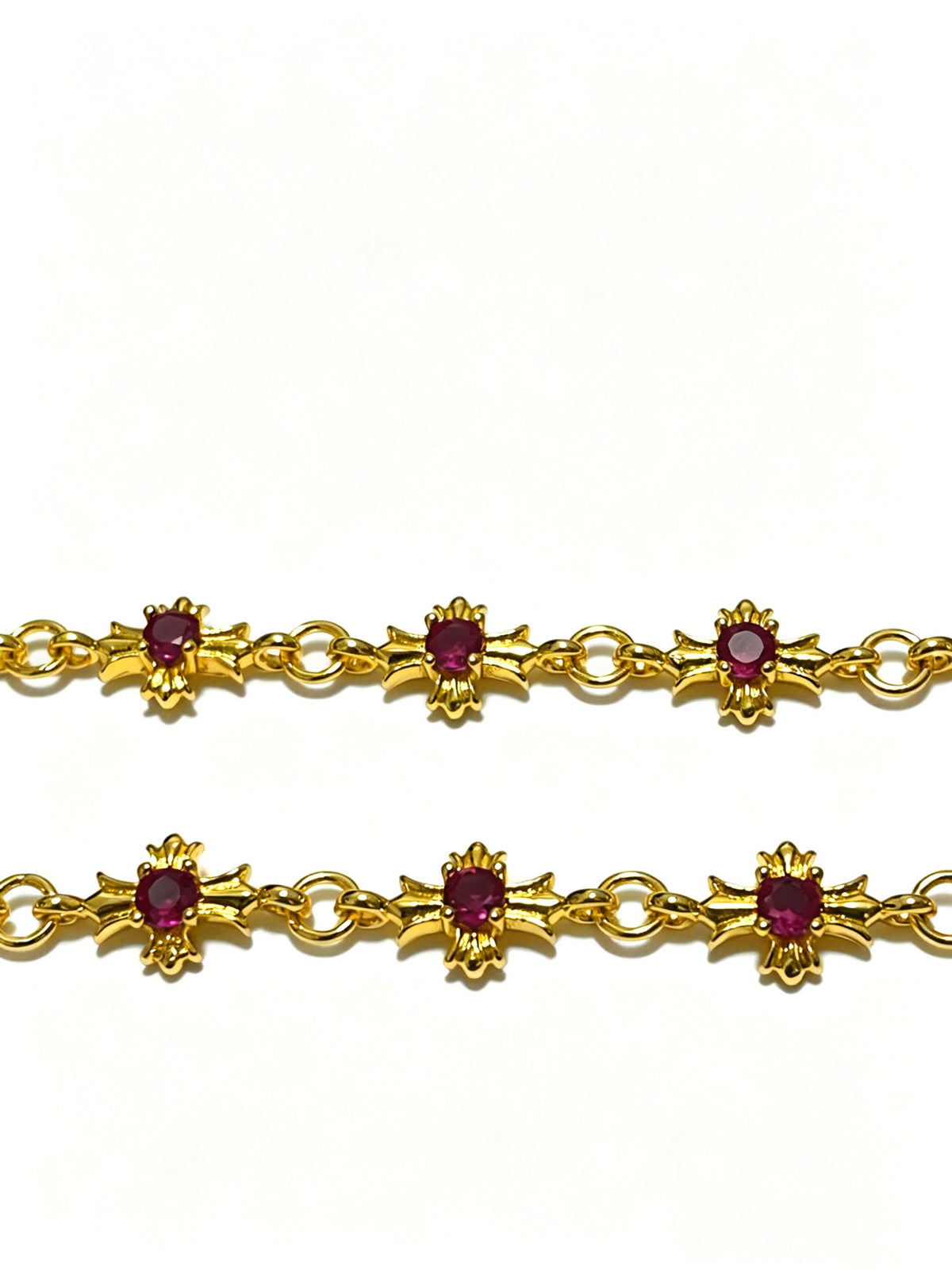 Chrome Hearts Gold-Tone Fine Charm Necklace - album image 4