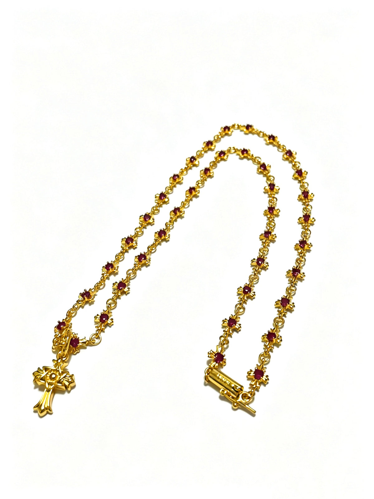 Chrome Hearts Gold-Tone Fine Charm Necklace - album image 3