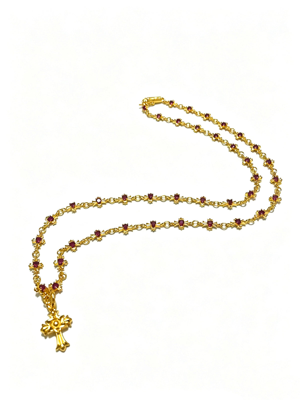 Chrome Hearts Gold-Tone Fine Charm Necklace - album image 2