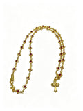 Chrome Hearts Cross Fleur-de-Lis Pendant Antiqued Necklace - album image 1