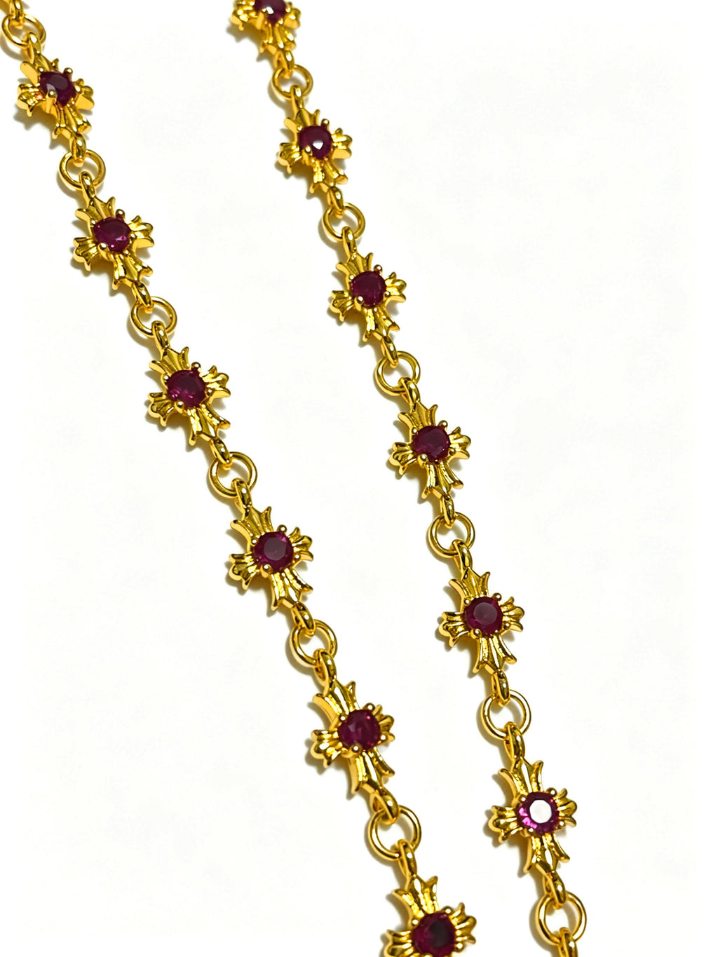 Chrome Hearts Cross Fleur-de-Lis Pendant Antiqued Necklace - album image 5