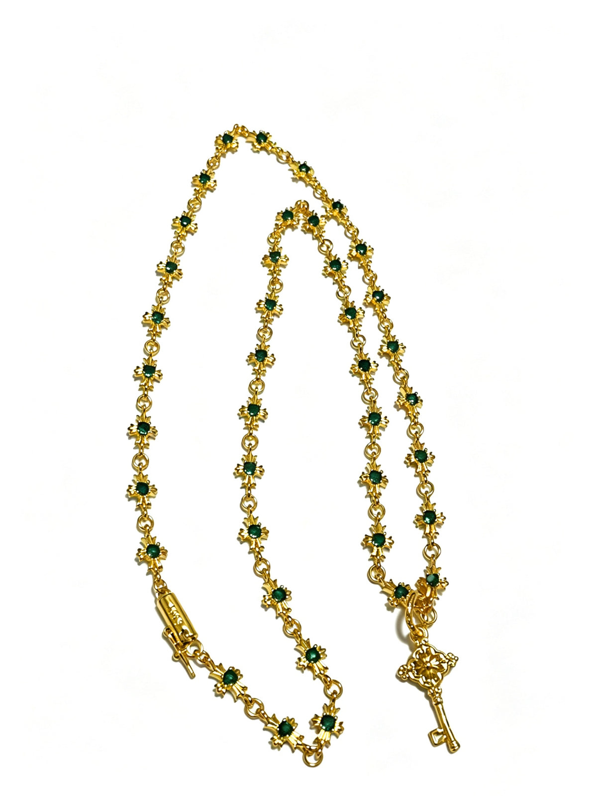 Chrome Hearts Gold-Tone Dagger Drop Necklace - album image 3