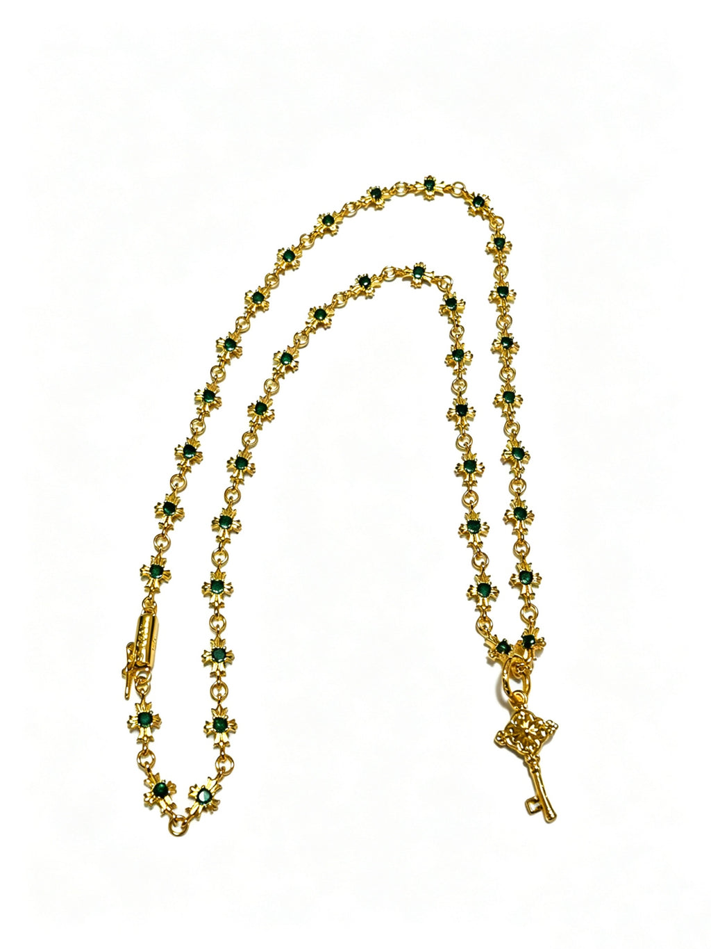 Chrome Hearts Gold-Tone Dagger Drop Necklace - album image 2