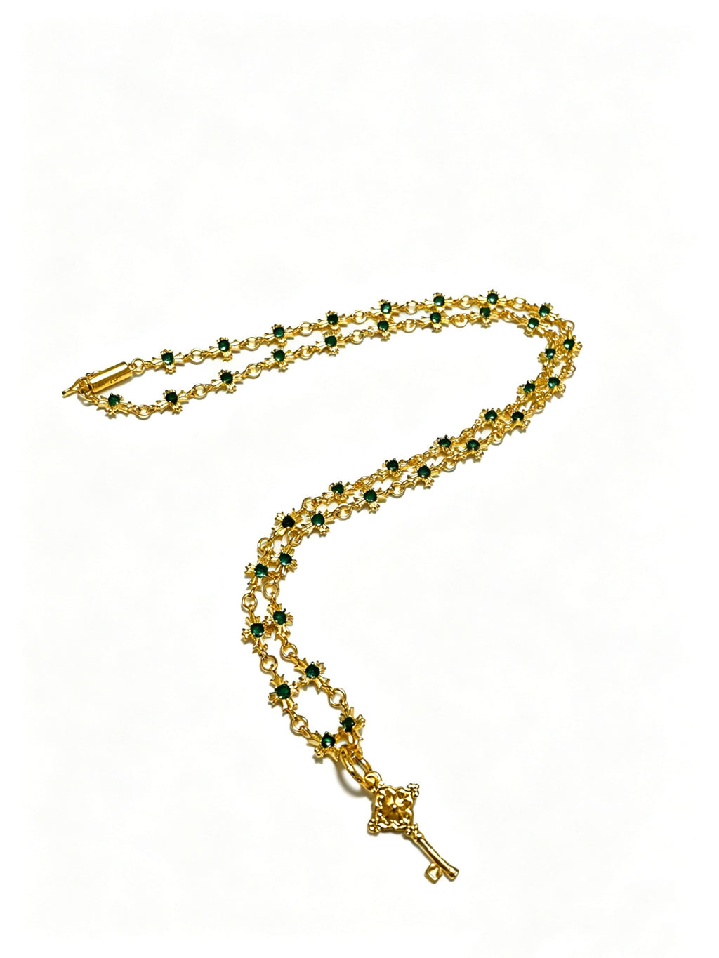Chrome Hearts Cross Fleur-de-Lis Pendant Antiqued Necklace - album image 1